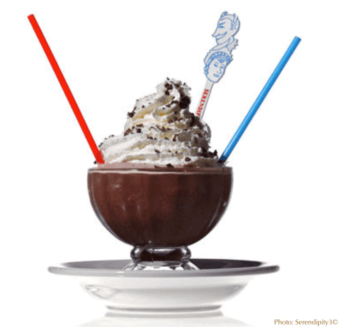 Frozen hot chocolate from serendipity3