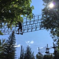 The Aerial adventure park at Jiminy Peak is fun in the warm weather