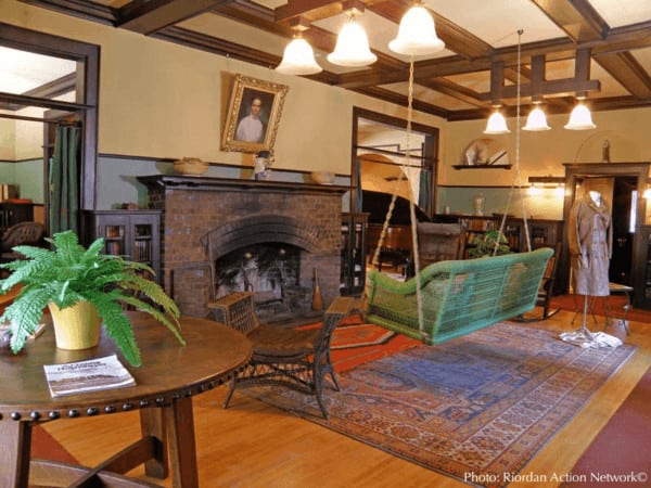 The riordan mansion swing