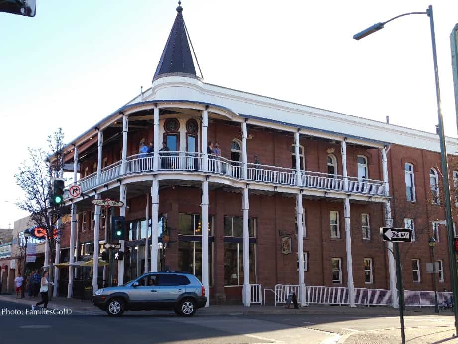 The weathorford hotel in flagstaff has an old west feel