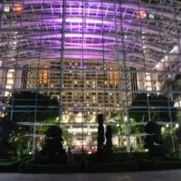 Gaylord National Resort lights up at night