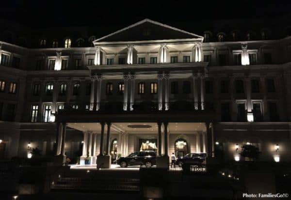 The nemacolin chateau at night