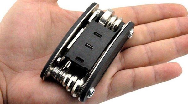 A pocket multi-tool is a handy thing to bring on a bicyle ride.