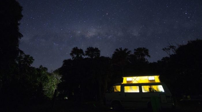 sleeping under the stars is one reason to try RV travel with your family