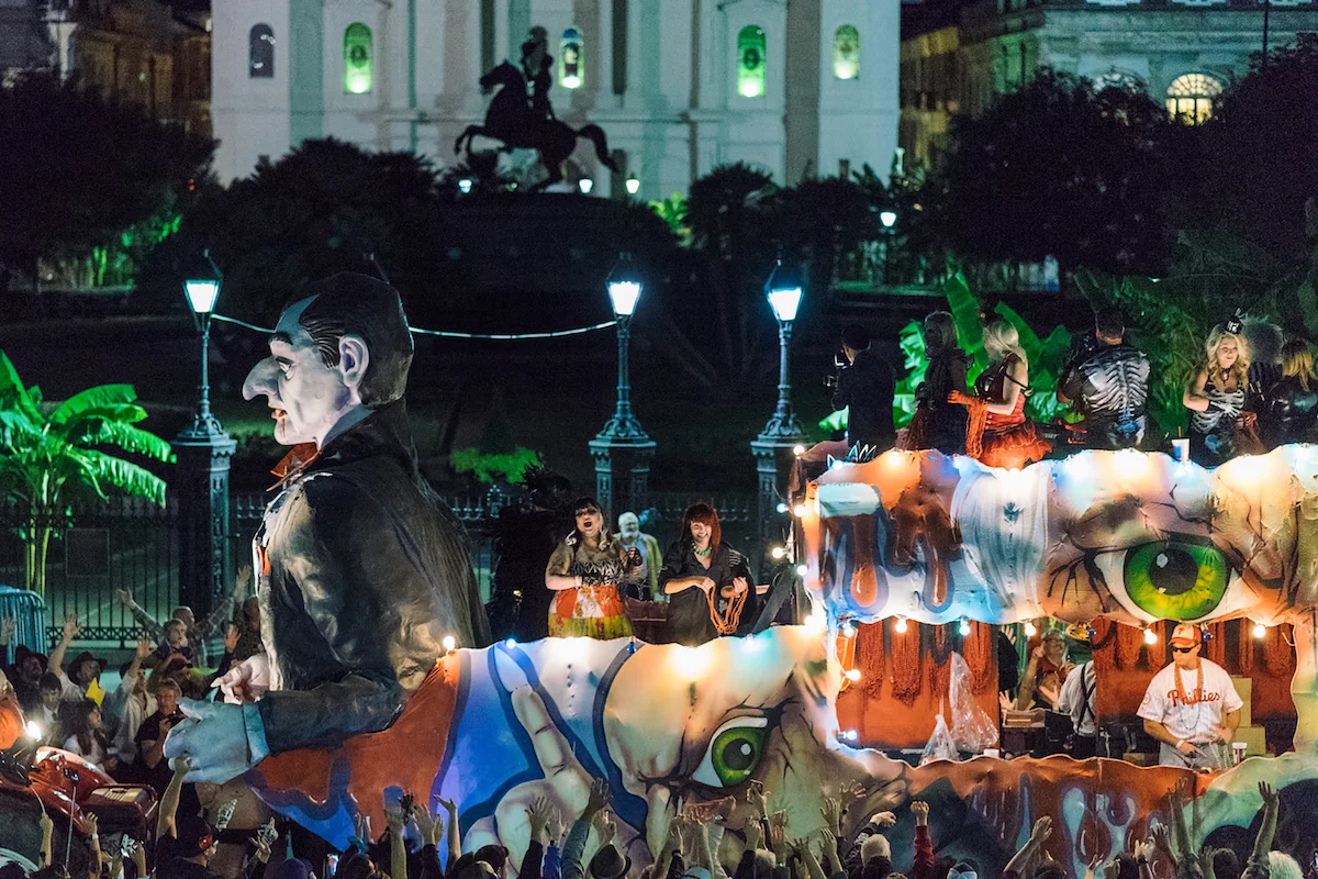12 Local U.S. Halloween Events To Treat Your Teens & Tweens: Events like the Krewe of Boo in New Orleans, with its colorful, slightly demonic floats, are great halloween events for teens and tweens.