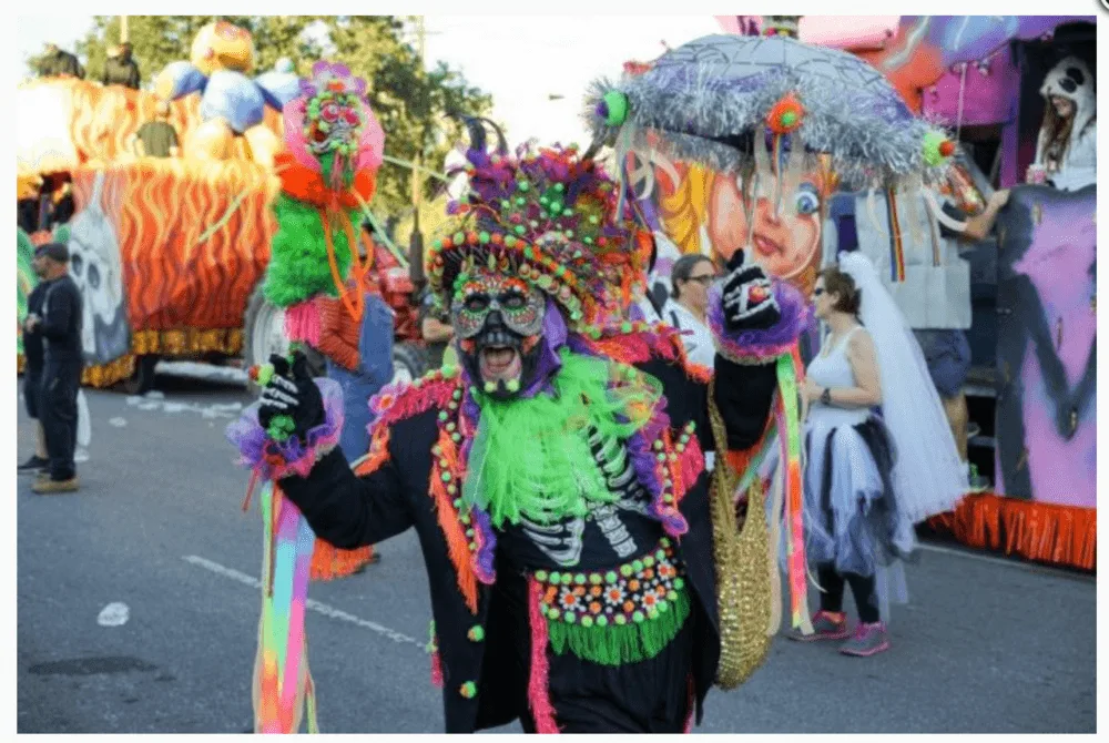 11 Horribly Fun Local Halloween Events For Teens &Amp; Tweens how can halloween be anything but fun for tweens in new orleans? here is a person in a mexican day-of-the-dead costume at the krewe of book parade.