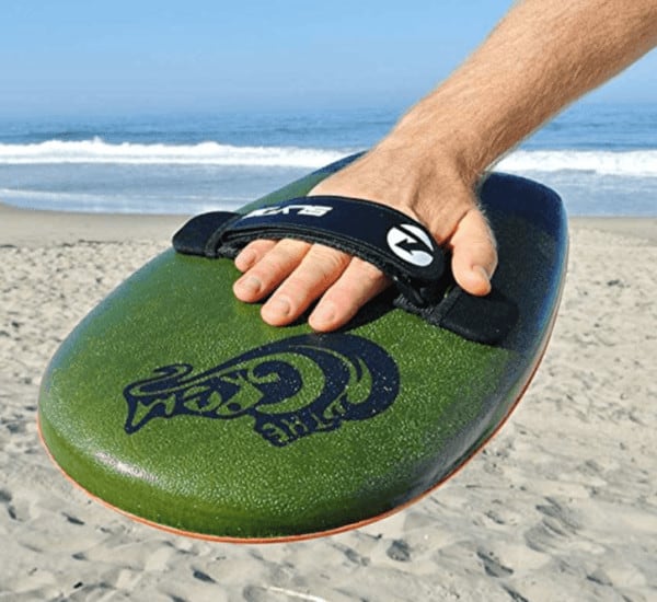 The slyde board is easy to pack and handy for catching waves