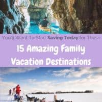 Here 15 inspiring ideas for family vacations in the u. S. And around the world. They are amazing, doable with kids and worth saving for. Start planning immediately. #family #kids #vacation #ideas #bucketlist #budget #save
