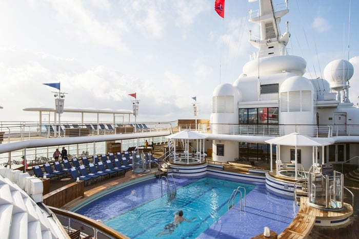 Disney ships have quiet adults-only pools. (matt stroshane, photographer)