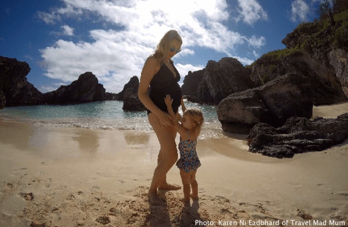 Bermuda is a zika free destination for a beach babymoon