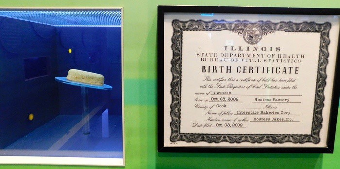 A 2009 twinkie is aging all-too-well at the museum of science & industry in chicago.