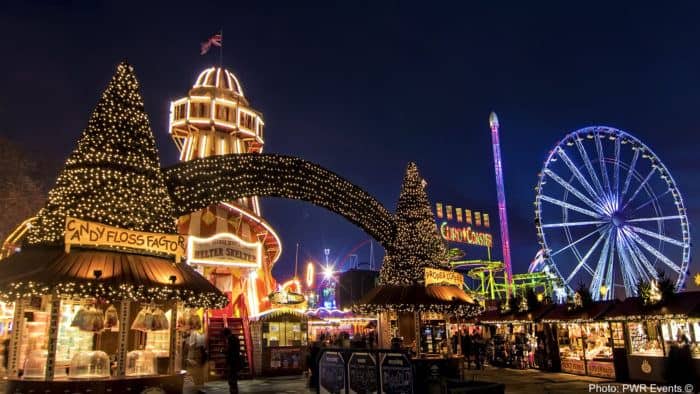 Rides in hyde park in the holiday season