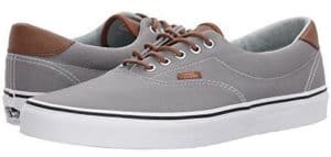 Lace up vans are handy for travel