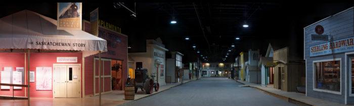 The western development museum's boom town.
