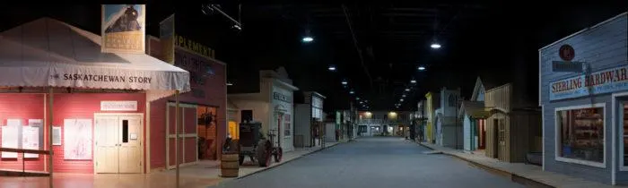 the western development museum's boom town.