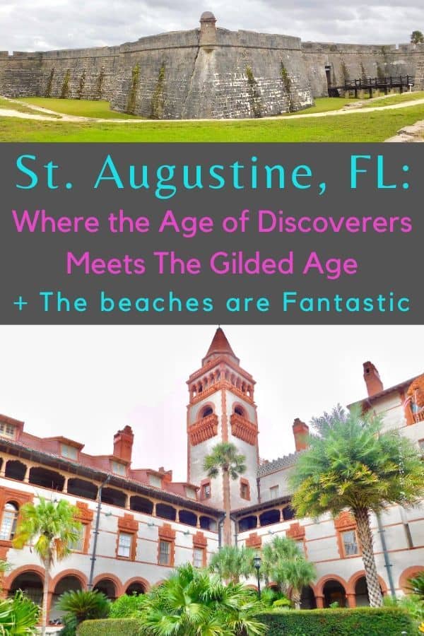 St. Augustine florida offers visitors a taste of spanish colonial history, the oldest fort in the continental u. S. And gilded-age luxury. It also has beautiful beaches and great food. You're kids will love this getaway and so will you! #florida #staugustien #food #attractions #thingstodo #kids #vacation #ideas #thingstodo