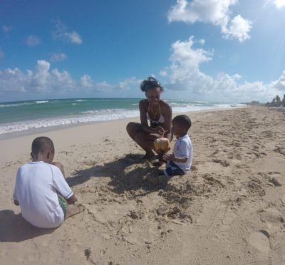 a local beach in havana