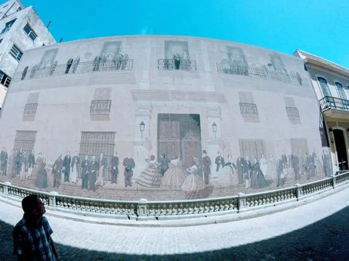 a mural in havana