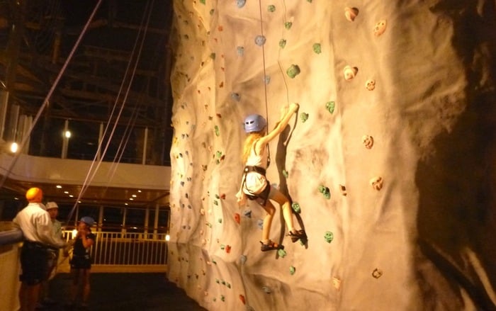 The getaway climbing wall