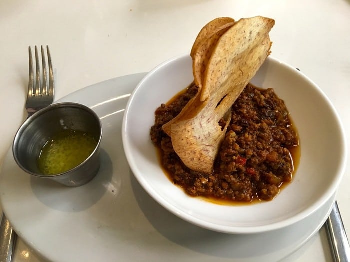 Picadillo at lario's in south beach