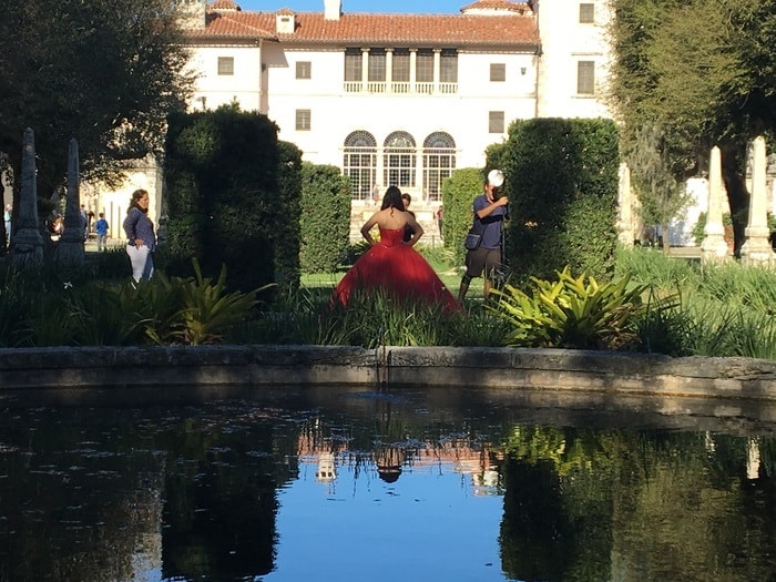Photogenic vizcaya gardens