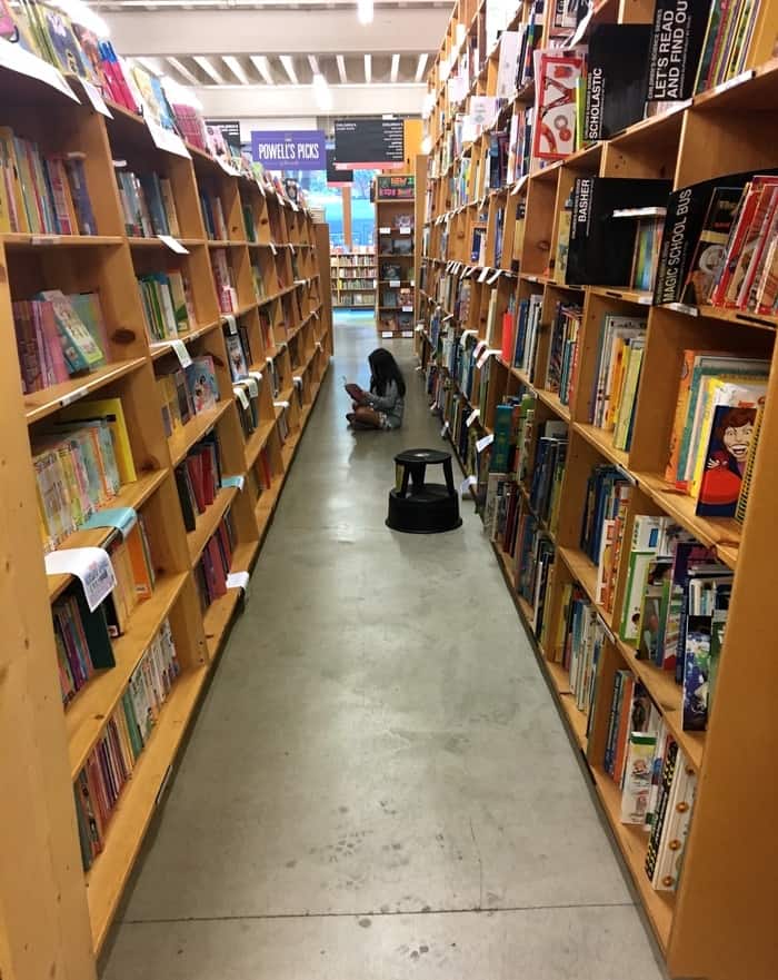The rose room at powell's city of books