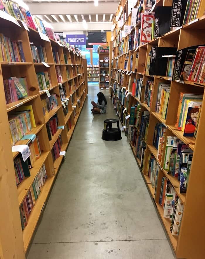 the rose room at powell's city of books