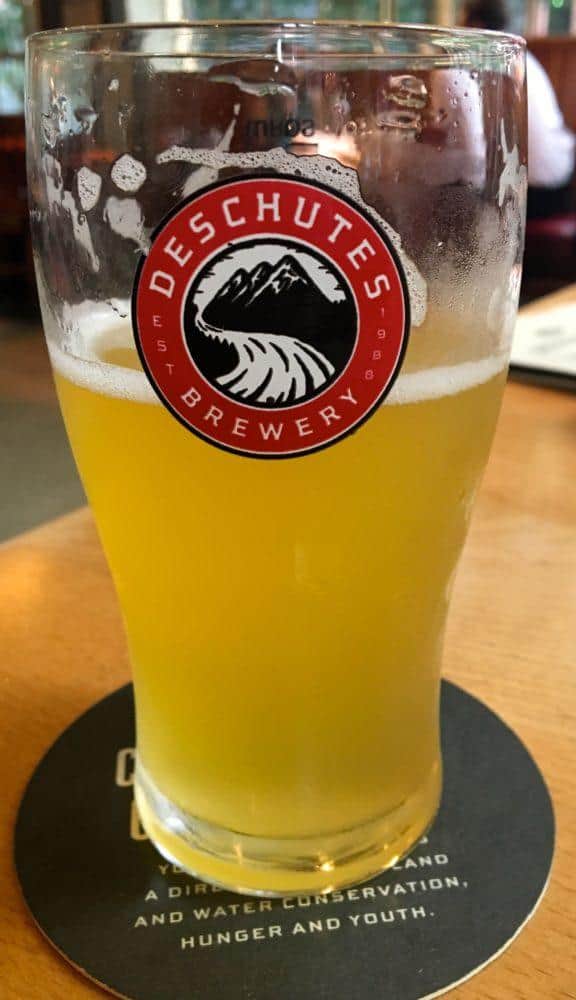 The beer at deschutes brewery in portland