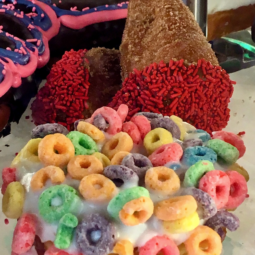 48 Hours In Portland, Or: 15 Things To Do, See &Amp; Eat With Tweens &Amp; Teens Voo doo donuts will top its doughnuts with anything, including froot loops.