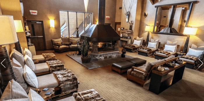 Relaxation room at woodlands spa
