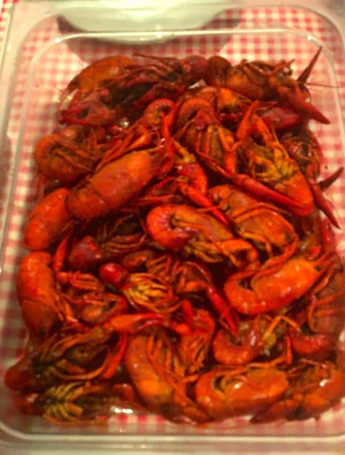 Boiled crayfish at randol's