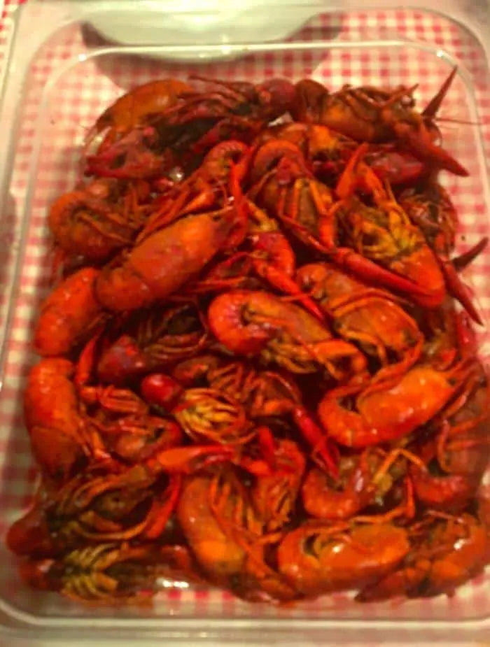 Finding Good Lafayette Food With Kids Boiled crayfish at randol's