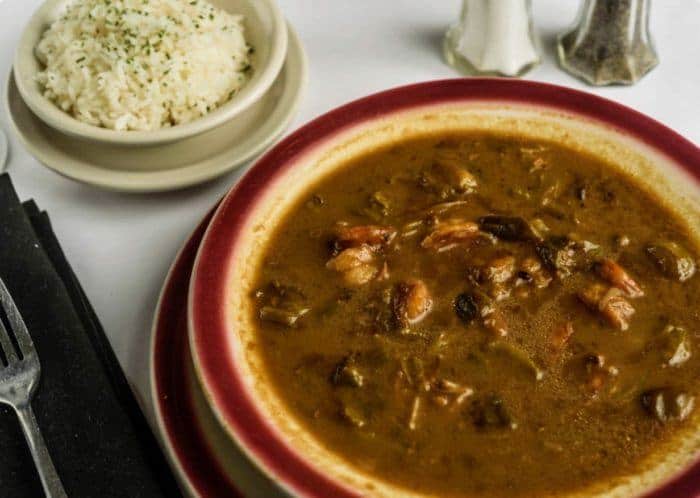 Deep rich gumbo from don's