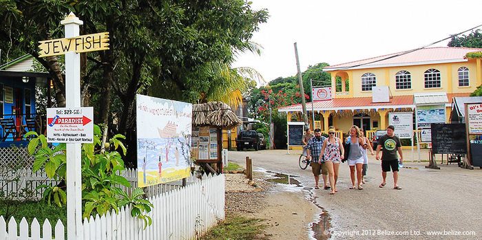 You can take a ferry to the fishing village of placendia from harvest caye