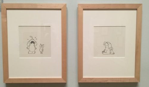 sketches from a mo willems exhibit