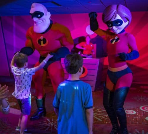 Dancing with the incredibles at pixar play zone