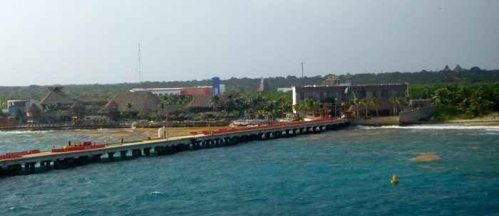 Costa maya's cruise ship pier and port