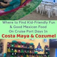 Cozumel and costa maya are two mexico ports in the western caribbean. Here is the lowdown on nearby beaches, good lunch spots, and things to do with kids on a one-day stop. #cozumel #costamaya #cruise #port #mexico #thingstodo #kids