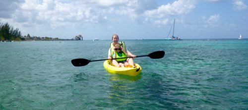 Kayaking at playa uvas