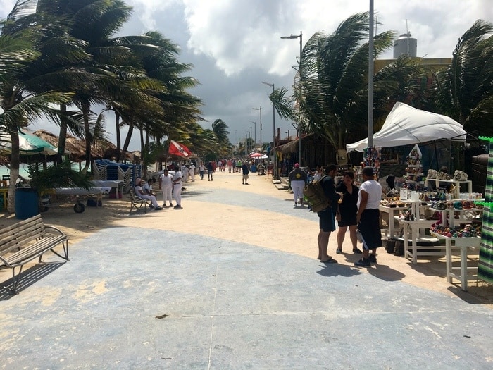 Mahahual's board walk