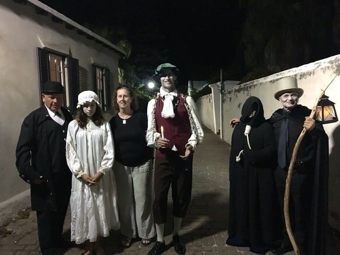 making ghostly friends in St. George's
