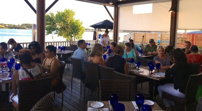 Wahoo's popular patio