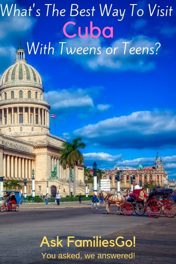 Travel tips for a cuba vacation with kids. Should you take a cruise, join a tour or do it on your own? #cuba #vacation #kids #family #cruise #tour #traveltips