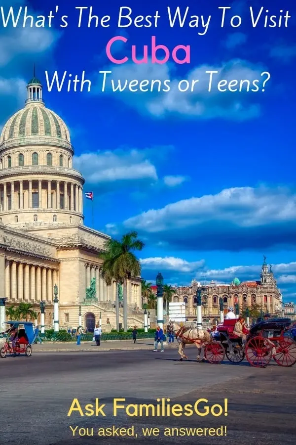 travel tips for a cuba vacation with kids. should you take a cruise, join a tour or do it on your own? #cuba #vacation #kids #family #cruise #tour #traveltips