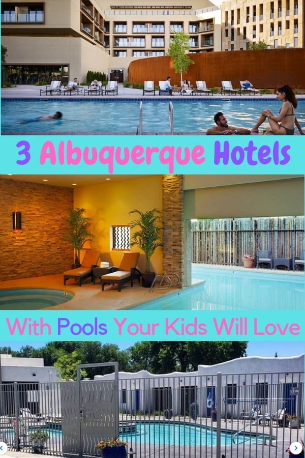 These 3 albuquerque new mexico hotels — chaco, nativo and el vado — have kid-friendly amenities like pools, and offer parents good value for their rates. Read the review. #hotelchaco #elvadomotel #nativolodge #albuquerque #newmexico #hotels #review