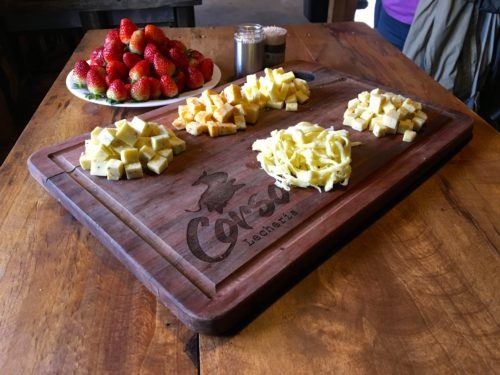 Corso dairy farm raise cows, makes cheese and grows strawberries.