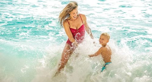 Splash in the waves with your kids withour paying more as a single mom