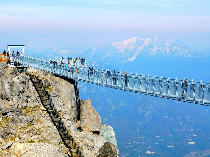 This suspension bridge is a summer treat in Whistler, BC