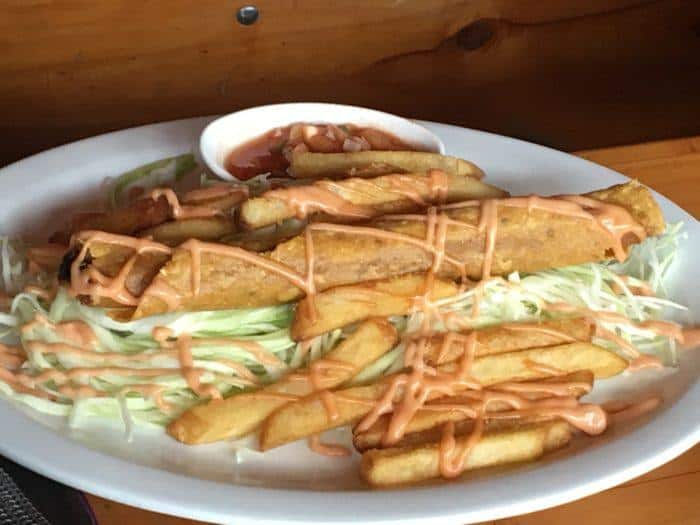 Skinny costa rican tacos
