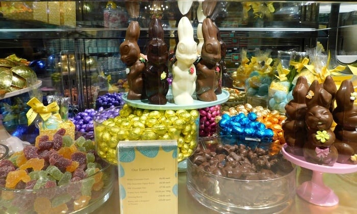 Easter chocolate at fortnum's